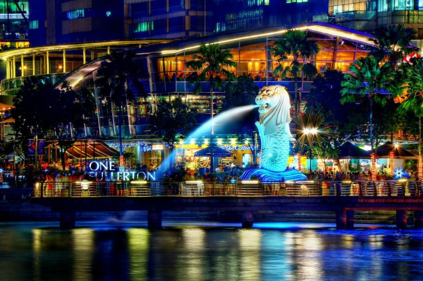 تمثال الأسد سنغافورة