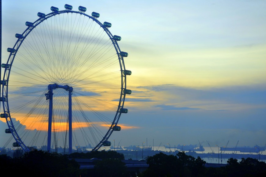 سنغافورة فلاير سنغافورة, العجلة الدوارة في سنغافورة