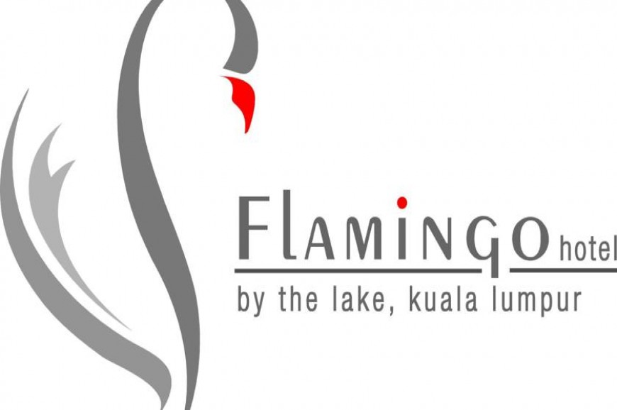 Flamingo by the lake Kuala Lampur Malaysia
