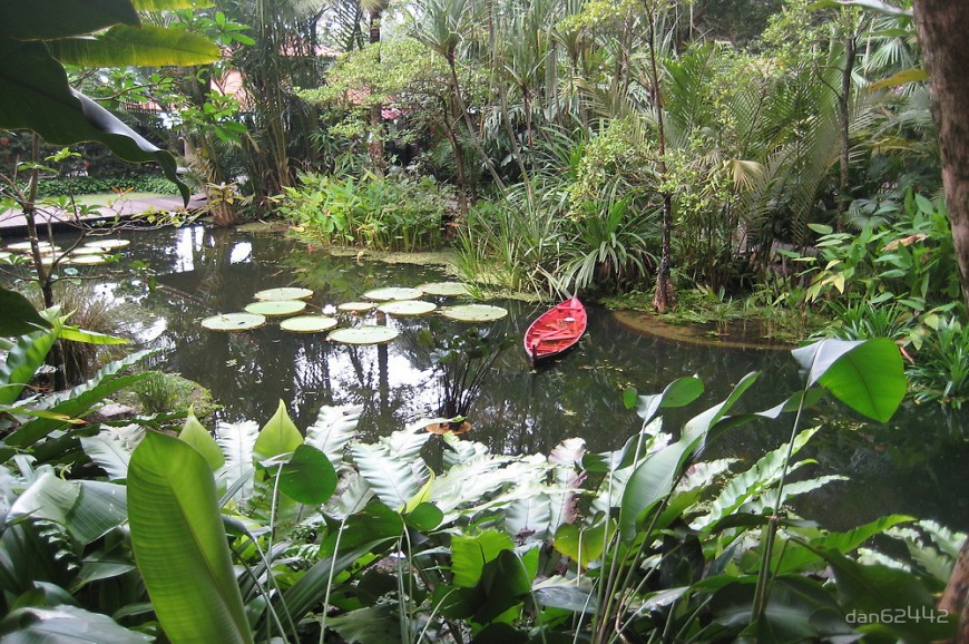حديقة النباتات والتوابل في بينانج بماليزيا
