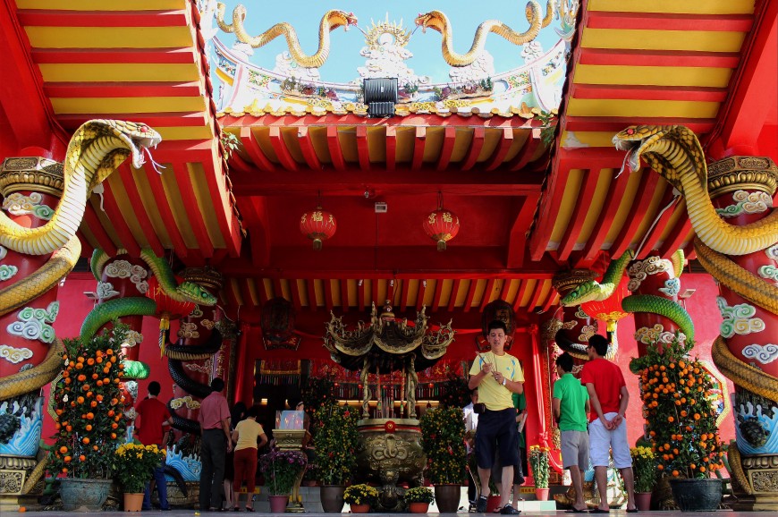 معبد الأفاعي بينانج ماليزيا