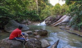 air terjun titi kerawang pulau pinang