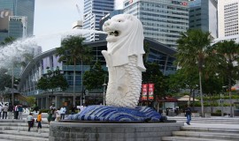 تمثال الأسد سنغافورة