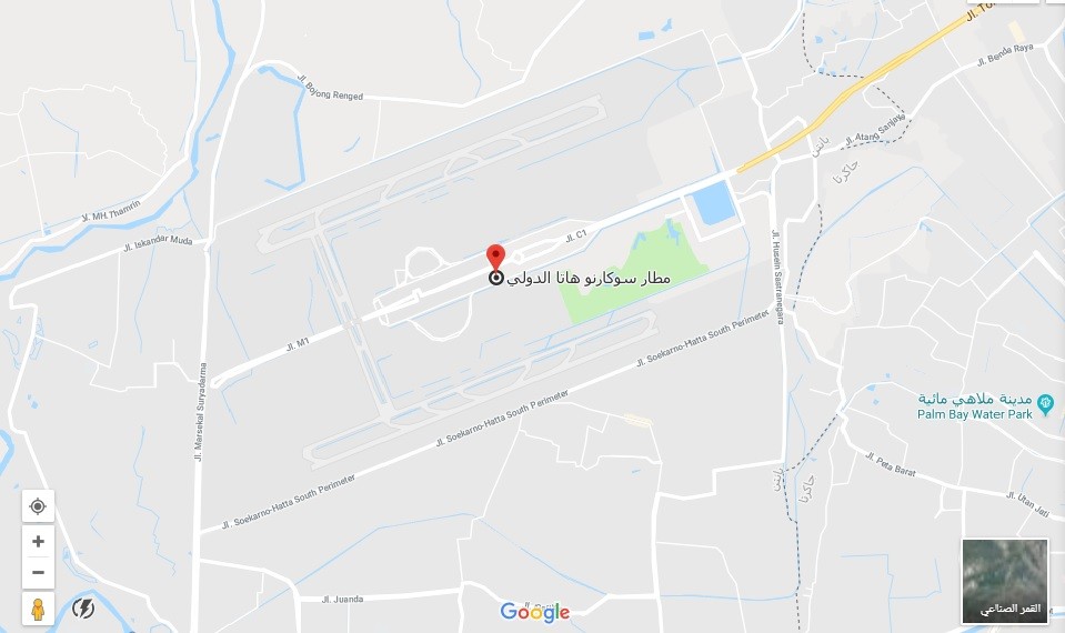 موقع مطار سوكارنو هاتا جاكرتا الدولي موقع مطار سوكارنو هاتا جاكرتا الدولي